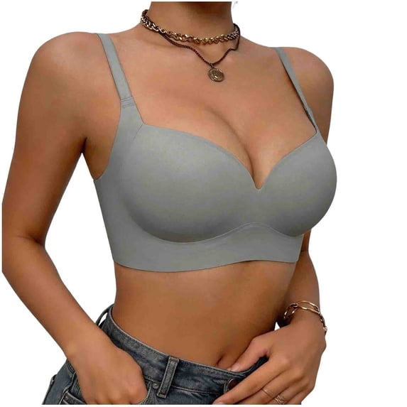 STARLAN Wireless Push up Bras for Women Everyday Bras Racerback Seamless Bralette Breathable Lightly Comfortable Underwear