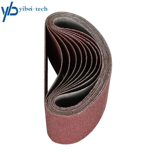 STARLIGHT- 10 Pack 4Inch × 24Inch 36 Grit Premium A/O, X-Weight Sanding Belts Us