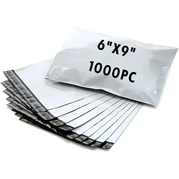 STARLIGHT- 1000 Pack 6"X9" Inches Poly Mailers Bags Self Adhesive Shipping Bags Lightweight
