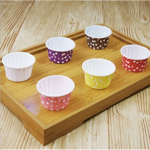 STARLIGHT- 100Pcs Cupcake Wrappers Muffin Cake Baking Cups Wedding Birthday Decorating