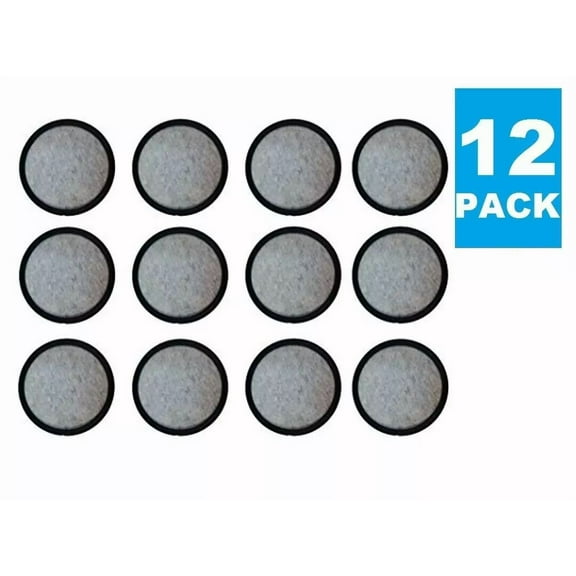 STARLIGHT- (12) Premium Replacement Charcoal Water Filter Disks For All Mr. Coffee Machines