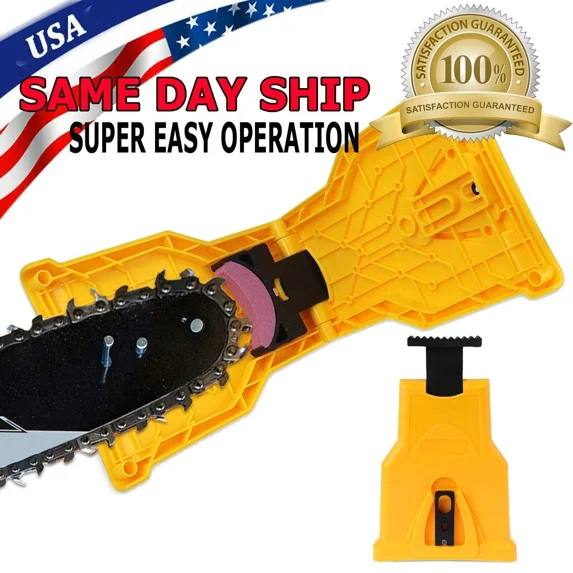 STARLIGHT- 14-20 Inch Chainsaw Teeth Sharpener Chain Saw Blade Bar Fast Sharping Stone Tool