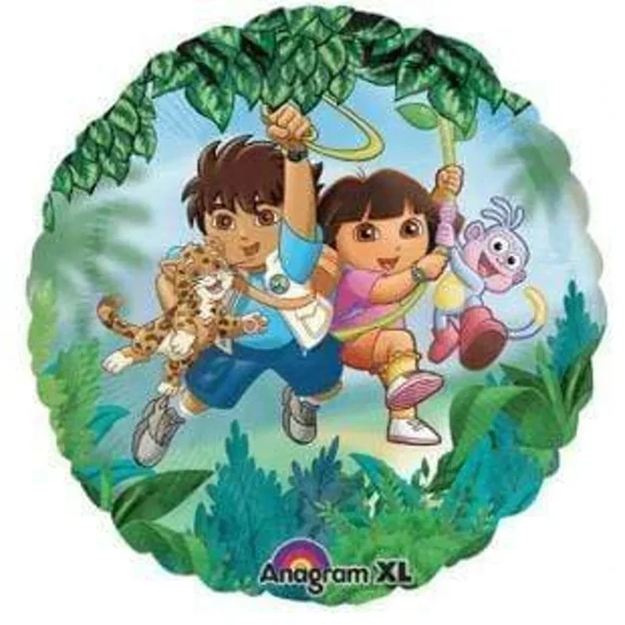 STARLIGHT- 18? Diego, Dora, And Boots Balloon 3 Pack