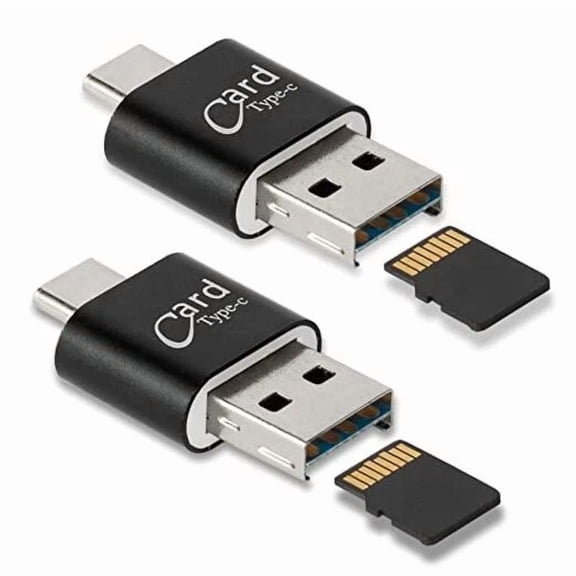 STARLIGHT- [2 Pack] Micro Sd Card Reader For Android Phone,Micro Sd Card To Usb Adapter,