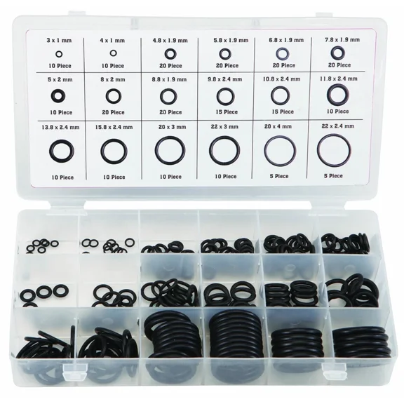 STARLIGHT- 225 Piece Metric Nitrile O-Ring Set With Storage Case #25