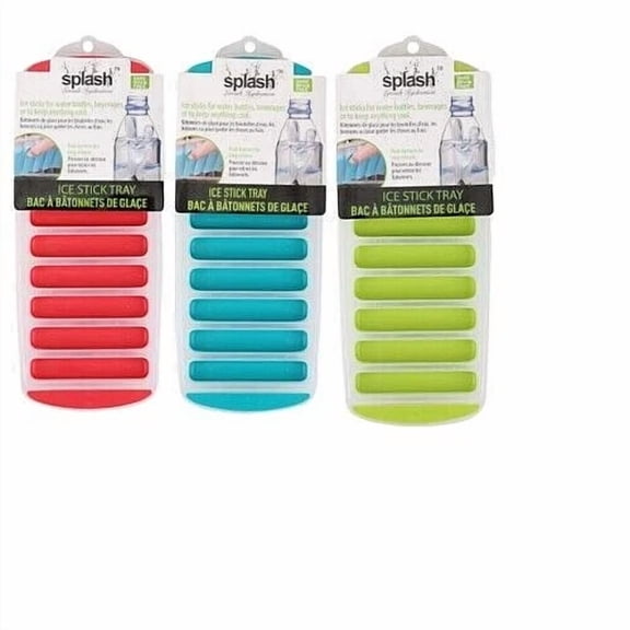 STARLIGHT- 3 Pieces Silicone Easy Pop Out Ice Stick Maker Ice Cube Tray Bpa Free