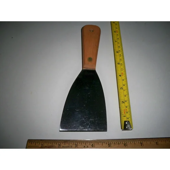 STARLIGHT- 3" Pro Wood Handle Sharp Scraper Knife Putty Knifes Nos