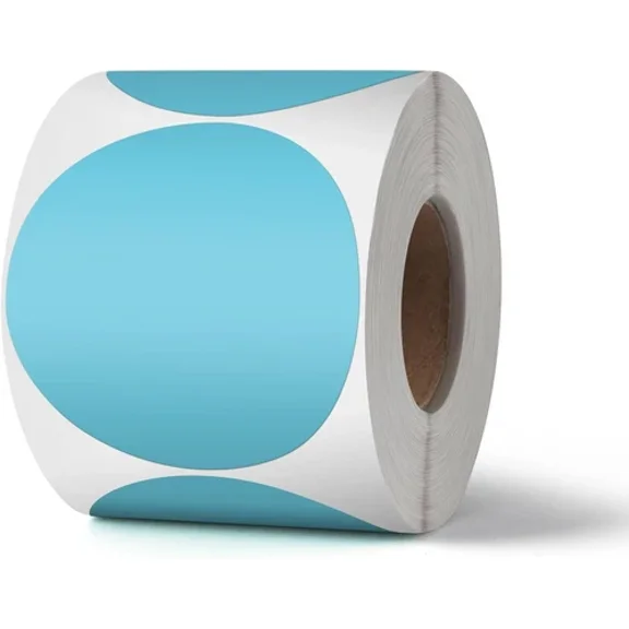 STARLIGHT- 3" Round Direct Thermal Labels Circle Sticker 750 Labels/Roll Self-Adhesive