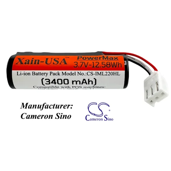 STARLIGHT- 3200Mah Replacement Battery For Ingenico Iwl220 Iwl250 Iwl252 Iwl255 Iwe280