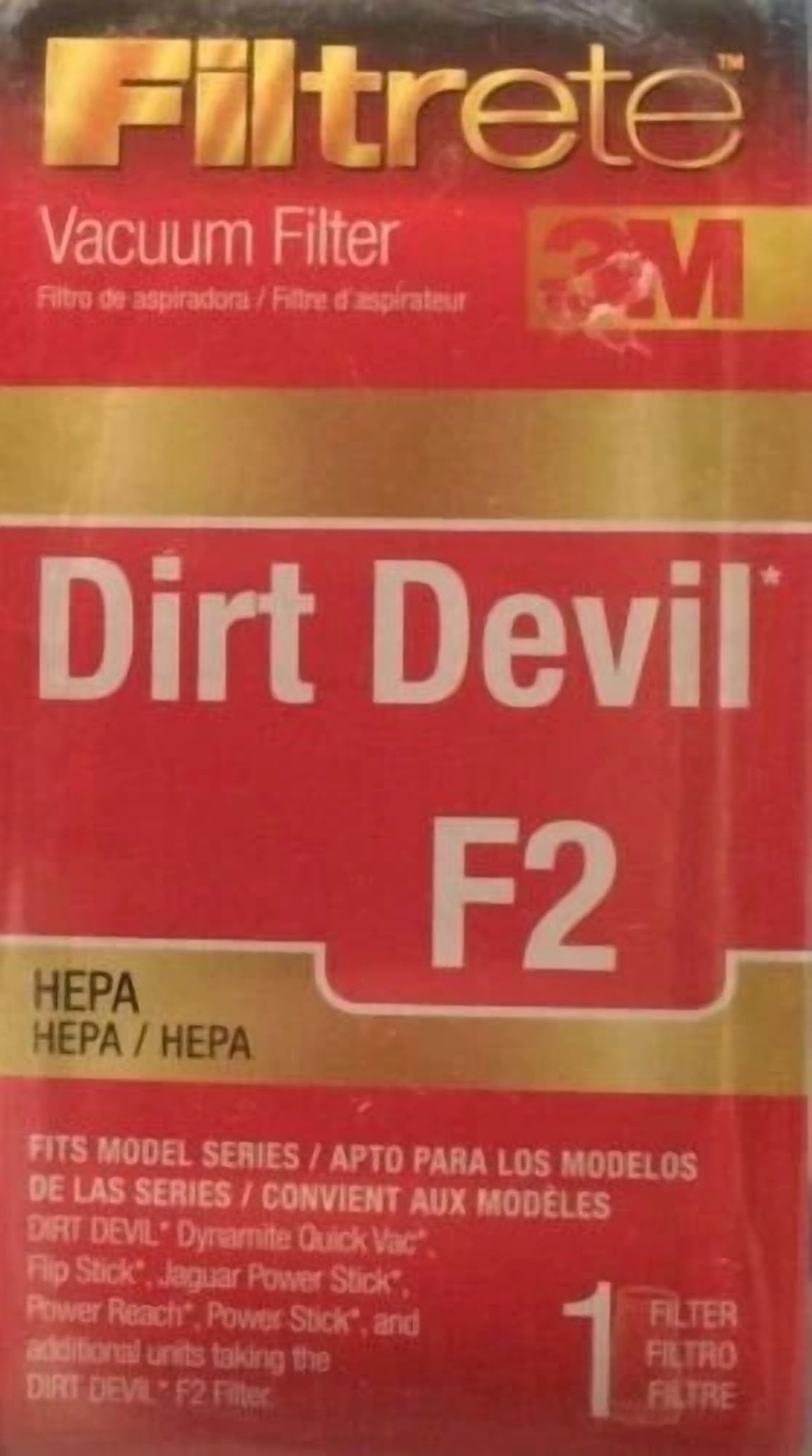 F2 Filter STARLIGHT- 3M Filtrete Vacuum Filter - Dirt Devil F2 Filter- New ...