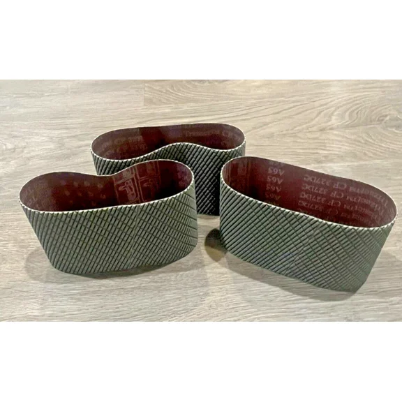 STARLIGHT- 3M Trizact Cloth Belt 327Dc A65, 3-1/2 In X 15-1/2 In, Film-Lok, No Flex 3 Belts