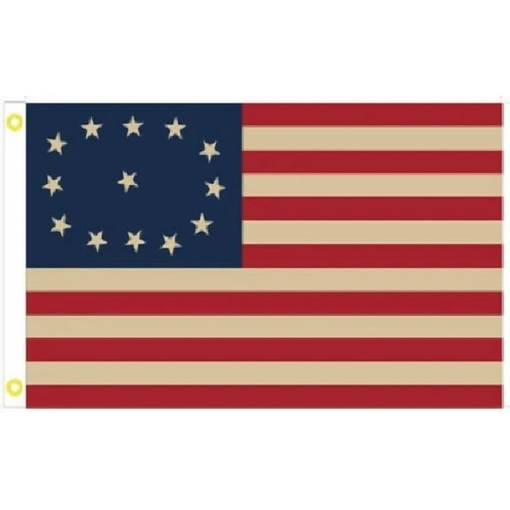 STARLIGHT- 3X5 Cowpens Maryland Vintage Tea Stained Csa Flag Banner 100D W/ Grommets