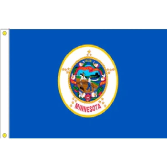 STARLIGHT- 3X5 Minnesota 150D Printed Nylon Flag Banner