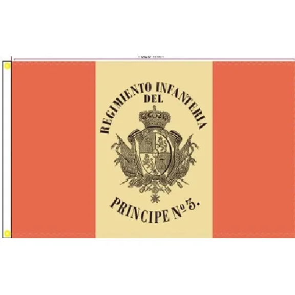 STARLIGHT- 3X5 Spain Infantry Regiment Flag Banner 100D W/ Grommets