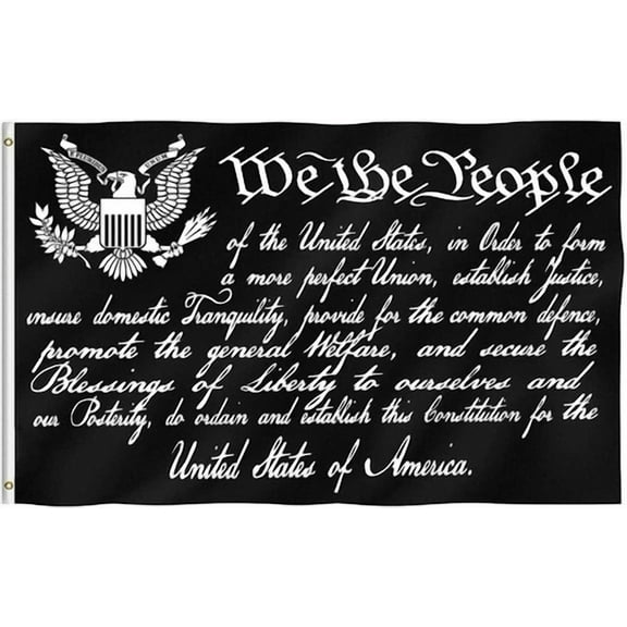 STARLIGHT- 3X5Ft Flag We The People Preamble Constitution Patriot American Liberty Us Decor