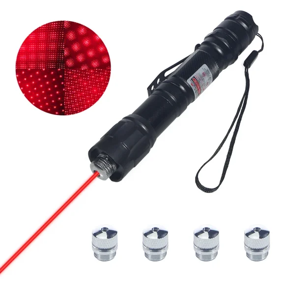 STARLIGHT- 5000Miles Red Laser Pointer Pen 532Nm Rechargeable 5Mw Lazer Beam & Batt&Charger