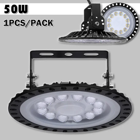 STARLIGHT- 50W Ufo Led High Bay Light Factory Warehouse Lighting Gym Lights Work Lamp A+