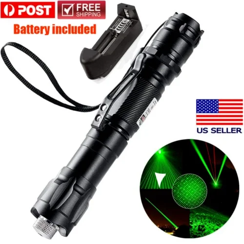 STARLIGHT- 6000Miles Green Laser Pointer Star Visible Beam Light 2Mw Rechargeable Lazer Pen