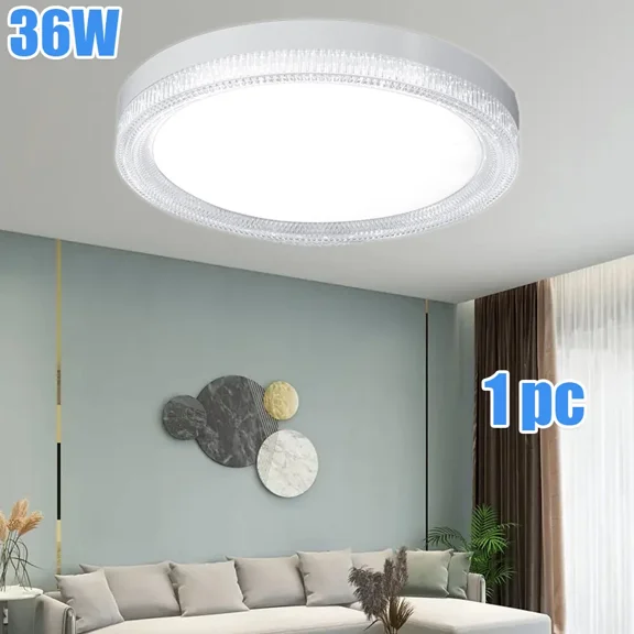 STARLIGHT- 9.06Inch 36W Recessed Led Ceiling Light Fixture Kitchen Round Ceiling Light