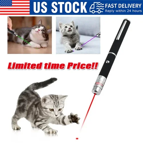 STARLIGHT- 900Mile Laser Pointer Pen Green Blue Red Light Visible Beam Lazer