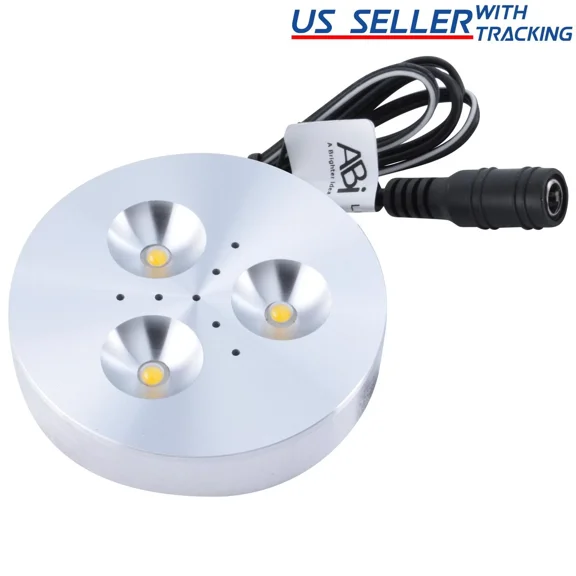 STARLIGHT- Abi 3W Led Puck Light For Under Cabinet Lighting Cool White 25W Equivalent