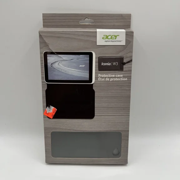 STARLIGHT- Acer Protective Cover For W3-810 Tablet Dark Gray Case Folding Folio