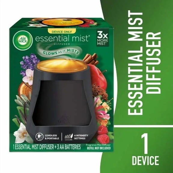 STARLIGHT- Air Wick Essential Mist Diffuser, Essential Oils Diffuser, Air Freshener, 1 Coun