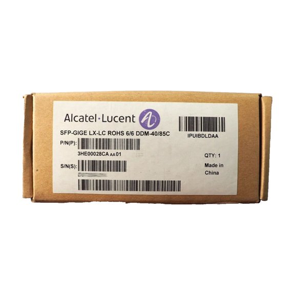 STARLIGHT- Alcatel-Lucent 3He00028Caaa01 Sfp-Gige Lx-Lc 6/6 Ddm-40/85C Optical Transceiver