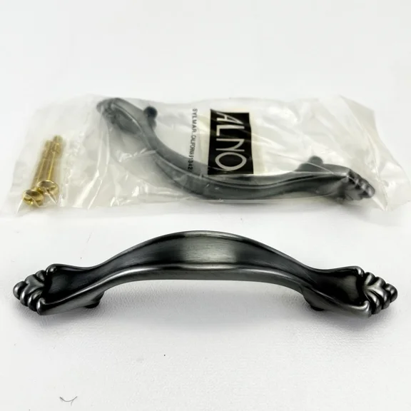 STARLIGHT- Alno Creations Brushed Pewter 5" Cabinet Pulls A1455-3-Ap. Bulk Discounts