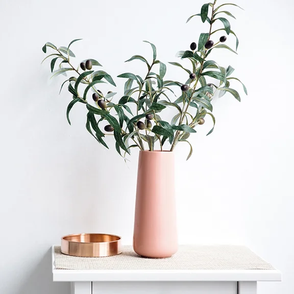 STARLIGHT- Artificial Fake Leaf Olive Tree Branches Green Plant Greenery Home Decor