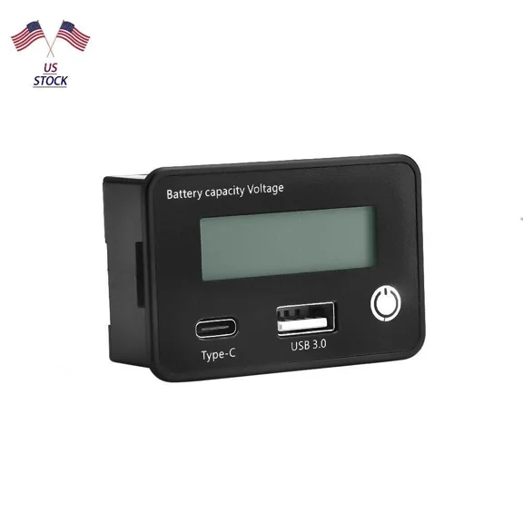 STARLIGHT- Battery Capacity Voltmeter Tester Lithium Voltage Meter Tester Gauge Monitor G