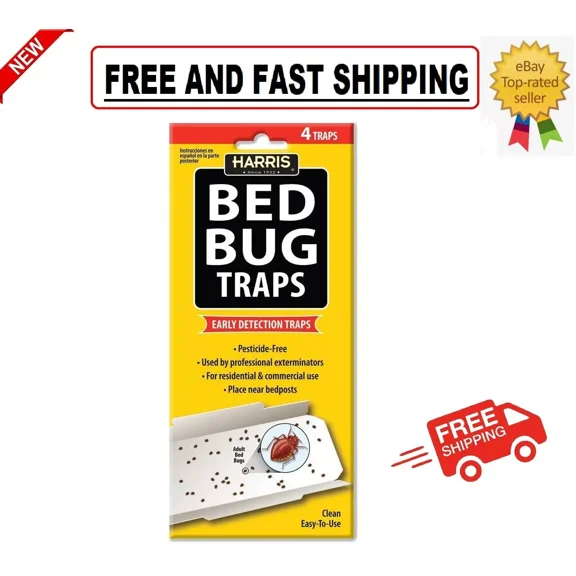 STARLIGHT- Bed Bug Traps Residential Or Commercial Use (4-Pack)