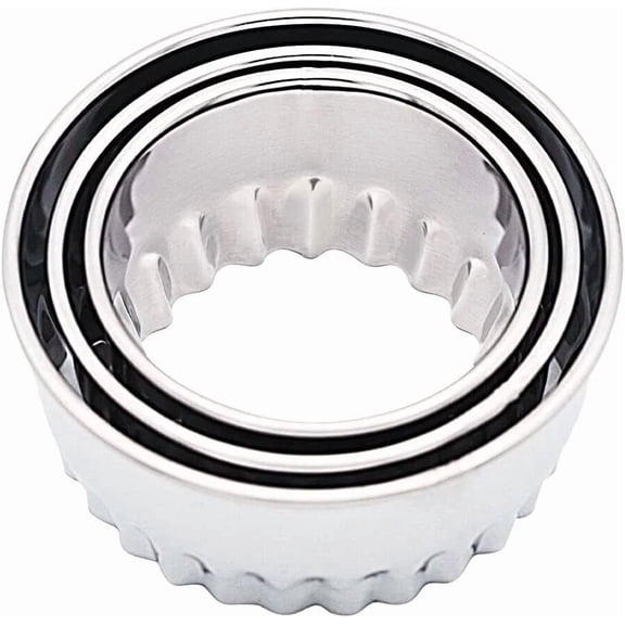 STARLIGHT- Biscuit Cutters, Round Cookie Cutters/Stainless Steel Dumpling Cutters/Cake Past