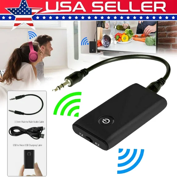 STARLIGHT- Bluetooth 5.0 Transmitter Receiver 2 In 1 Wireless Audio 3.5Mm Jack Aux Adapter