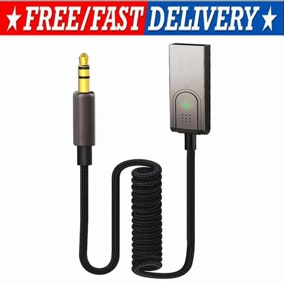 STARLIGHT- Bluetooth 5.3 To Aux Adapter For Car, Usb To Trs 3.5Mm Bluetooth Receiver Add...