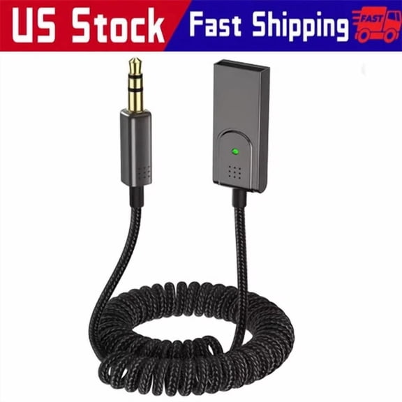 STARLIGHT- Bluetooth 5.3 To Aux Adapter For Car, Usb To Trs 3.5Mm Bluetooth Receiver Add...