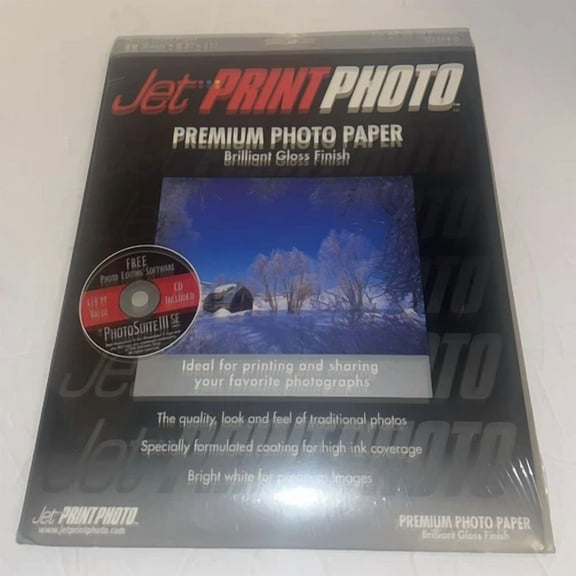 STARLIGHT- Brand New Jet Print Premium Photo Paper Gloss Finish 20 Sheets 8.5 X 11