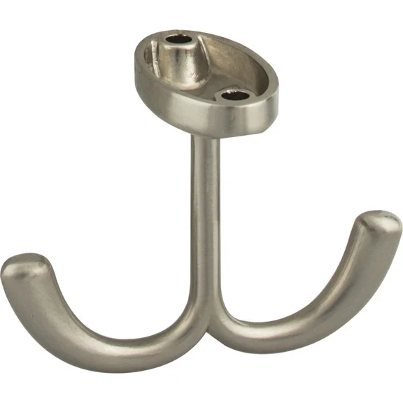 STARLIGHT- Ceiling Mount Hat Coat Rope Hook Bathroom Towel Holder Hang In Satin Nickel
