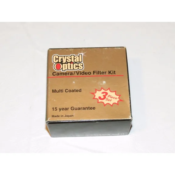 STARLIGHT- Crystal Optics V0300 40.5 3 Pc Set Camera Video Digital Filter Kit Multi Coated