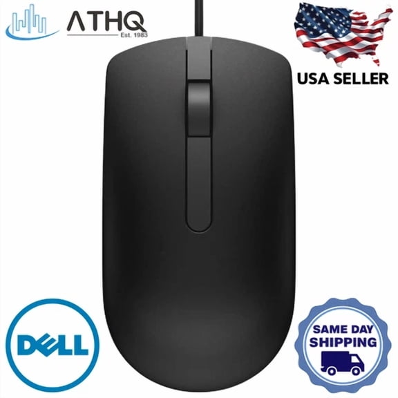 STARLIGHT- Dell 49Pro Optical Usb Wired Scroll Mouse - Black