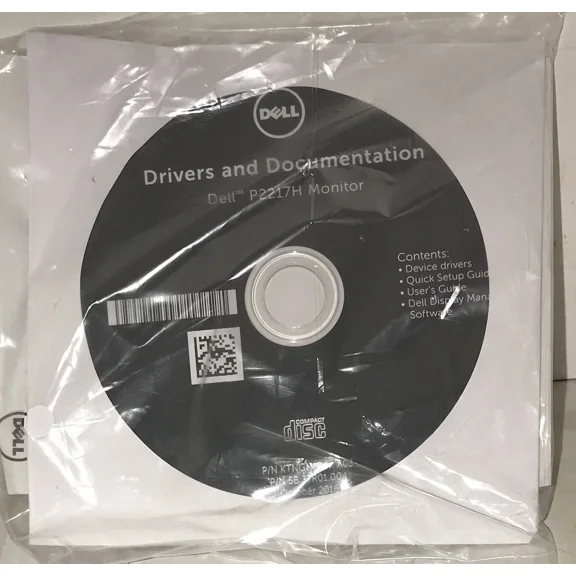 STARLIGHT- Dell ~ Drivers And Documentation Software For The Dell #P2217H Monitor. Unopened