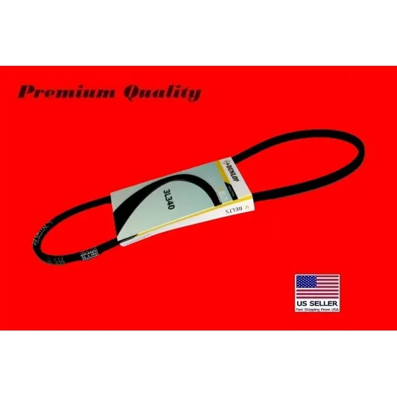 STARLIGHT- Dunlop V Belt 3L340 Industrial Grade 3/8" X 34" Fhp Hvac Lawn Mower Auto
