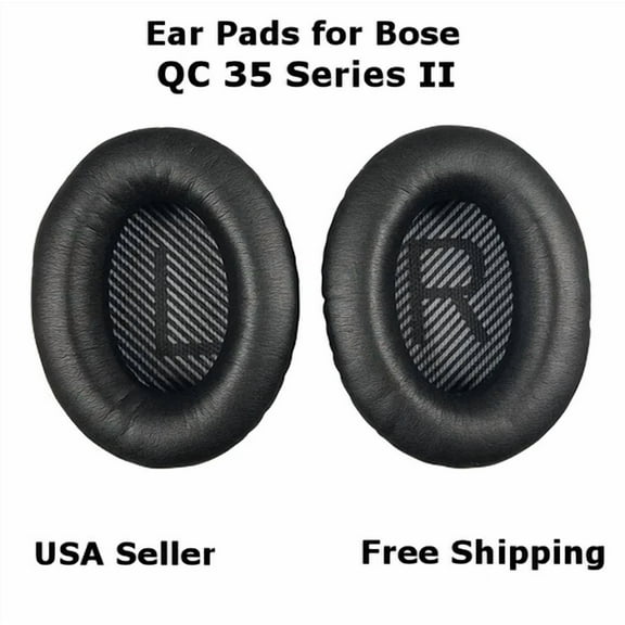 STARLIGHT- Ear Cushion Pads Pair Black For Bose Quietcomfort Qc 35 Series Ii Free Shipping