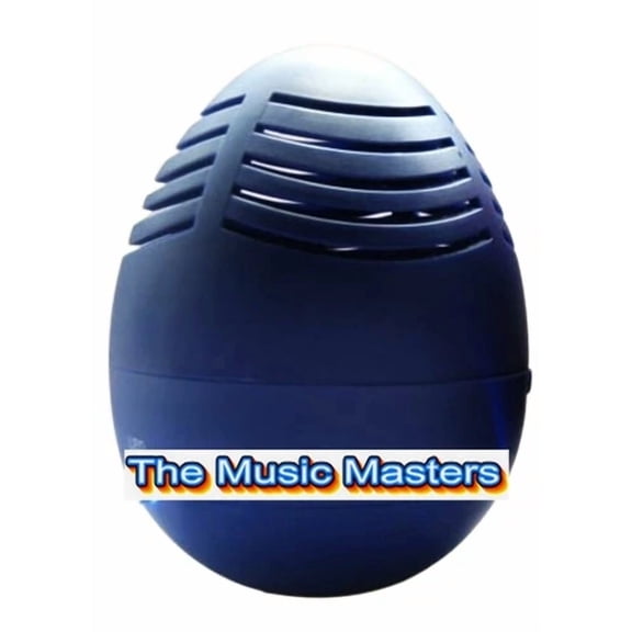 STARLIGHT- Egg Shape Mini Stereo Audio Tumbler Speaker Rechargeable Usb 3.5Mm Wired Blue