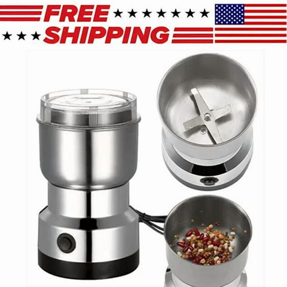STARLIGHT- Electric Coffee Bean Grinder Nut Seed Herb Grind Spice Crusher Mill Blender New