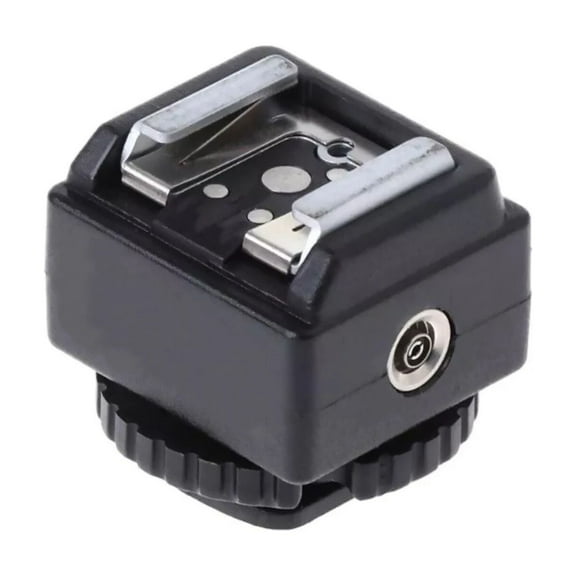 STARLIGHT- Flash To Camera Hot Shoe Converter Adapter Pc Sync Socket For Nikon For Canon