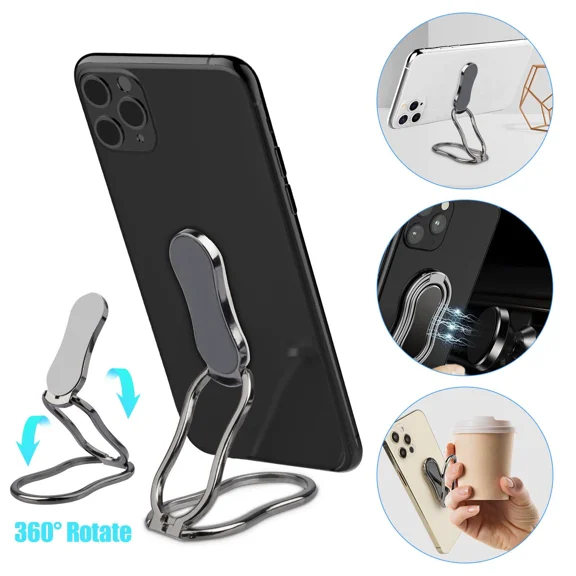 STARLIGHT- Foldable 360° Phone Ring Holder Finger Kickstand Rotation Back Grip Magnetic Us