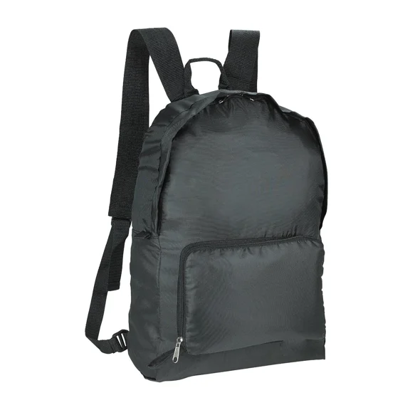 STARLIGHT- Foldable Travel Backpack Bag - Fold Into Its Own Zippered Storage Pouch.