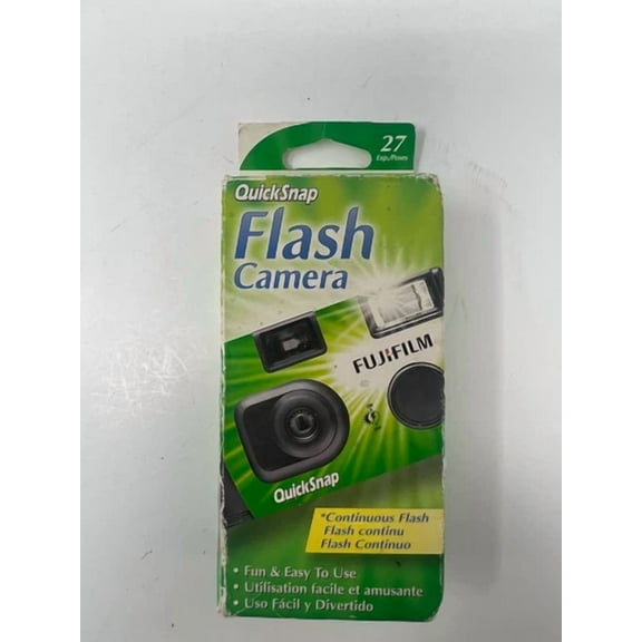STARLIGHT- Fujifilm Quick Snap Flash Camera 27 Exposures Expiration 2010-09 Single Use New