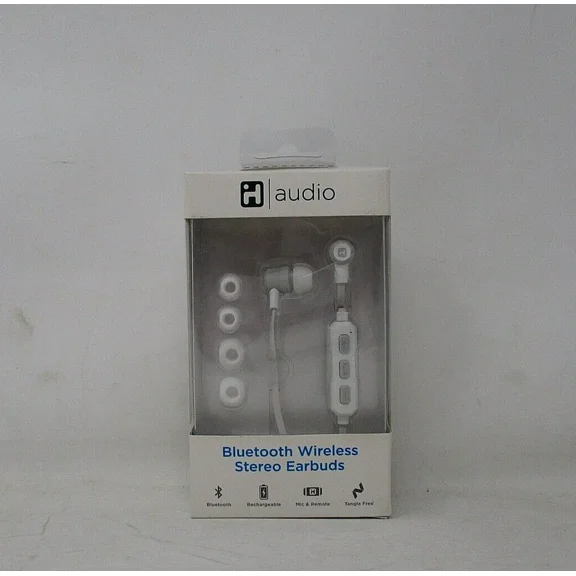 STARLIGHT- H Audio Bluetooth Wireless Stereo Earbuds (White)